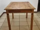 mesa de Madeira Maciço, estilo rústico (favor, leia a legenda)