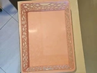 Bandeja rosa de plástico