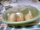 Porta pães com tampa Plasutil.