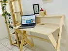 Mesa de madeira rústica