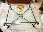 Mesa de Centro Vidro Bisotê