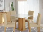 mesa de Jantar c 4 Cadeiras Sophia. Produto Novo. Pronta Entrega.