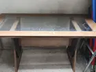 Mesa tampo de vidro