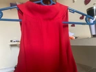 Blusa Vermelha sem Mangas