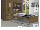 Guarda roupa com cama de solteiro