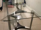 Mesa tampão de vidro