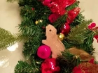 Arranjo de Natal com Esquilo