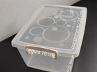 Kit com 3 caixas organizadoras