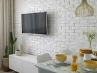 Placa de gesso tijolinho