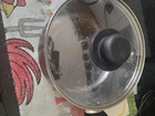 Panela com tampo de vidro