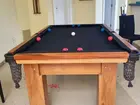Mesa de sinuca com tampo que vira mesa de jantar