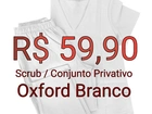 Scrub / Conjunto Privativo - Oxford Branco