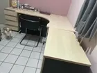 mesa de escritório + armário 2 portas + gaveteiro Mareli