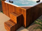 Spa 8 lugares com Deck Madeia super completo (Jacuzzi, banheiras e ofurô )