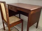 Mesa de Escritório de Madeira Maciça