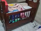 Berço todo em mogno