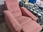 Poltrona Reclinável Rosa Usada