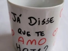 Caneca em cerâmica Já disse que te amo hoje?