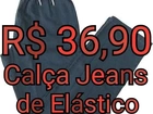 Calça Operacional Jeans de Elástico