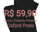 Scrub / Conjunto Privativo - Oxford Preto
