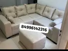 Sofá de canto com centro.