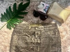 Saia Mini- Saia Animal Print Veste P/M Marca Handara
