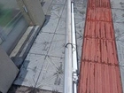 Estrutura base de toldo articulado.