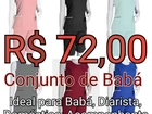Conjunto de Babá em Helanca - Blusa + Bermuda