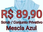 Scrub / Conjunto Privativo - MESCLA Azul