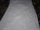 Vestido branco com brilho de malha e forrado tm g