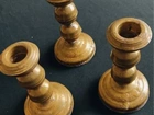 Castiçais de Bronze - Conjunto de 3 Peças - Elegância e Sofisticação