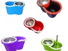 Balde Com Esfregao Mop 16l Aço Inox Ck01 23cmx25cmx44cmhao B - Verde