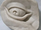 Escultura Olho Humano Resina Assinada