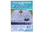 Toalha De Fogão 4 Bocas De Renda 55x70cm 2507407