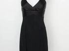 Vestido Ellus Feminino Preto Com Drapeado - Tamanho P
