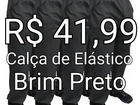 Calça Operacional em Brim - Preto