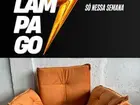 Poltrona opala com acabamento em pillow e espuma d33