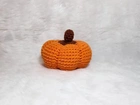 Abóbora de Halloween de crochê