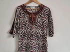 túnica de seda estilo indiano / hippie