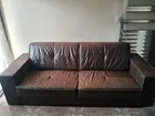Sofa de couro legítimo