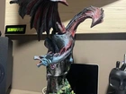 Escultura de Dragão com Castelo