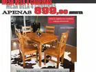 MESA BELA 4 CADEIRAS MADEIRA