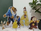 Desapego display a bela e a fera, monstro SA e panda
