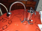 Torneira filtro gourmet, inox.