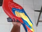 Arara, tucano é coruja de gesso