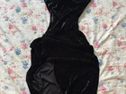 Vestido longo com fenda