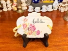 Antiga placa em cerâmica esmaltada ?Toilettes?.