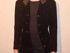 blazer de veludo cor vinho tamanho p