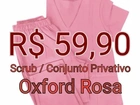 Scrub / Conjunto Privativo Oxford Rosa