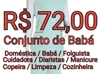 Uniforme de Doméstica / Babá / Cuidadora